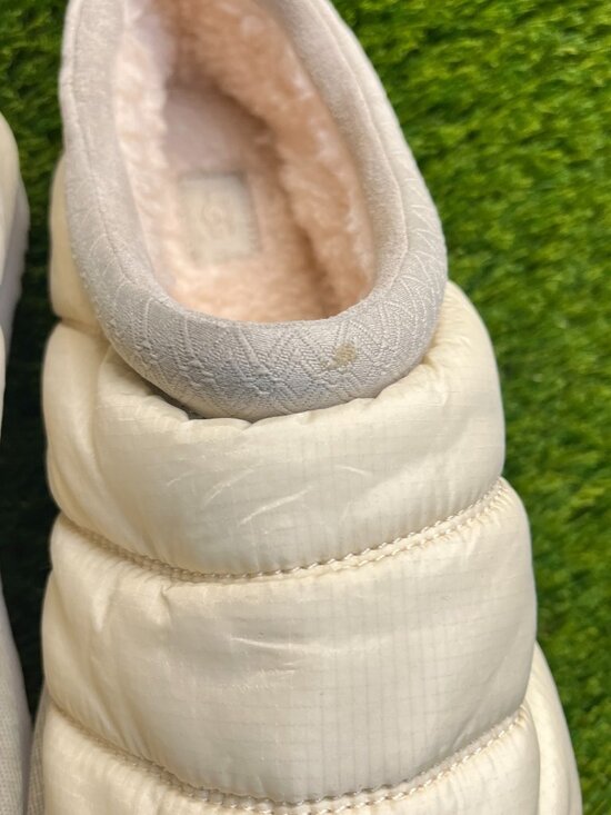 UGG Tasman Puft Mens Size 9 Beige Casual Classic Walking Slip On Slippers Shoes main image 9